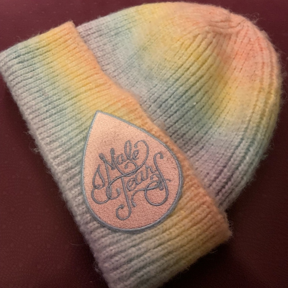 Pastel Rainbow Male Tears Beanie